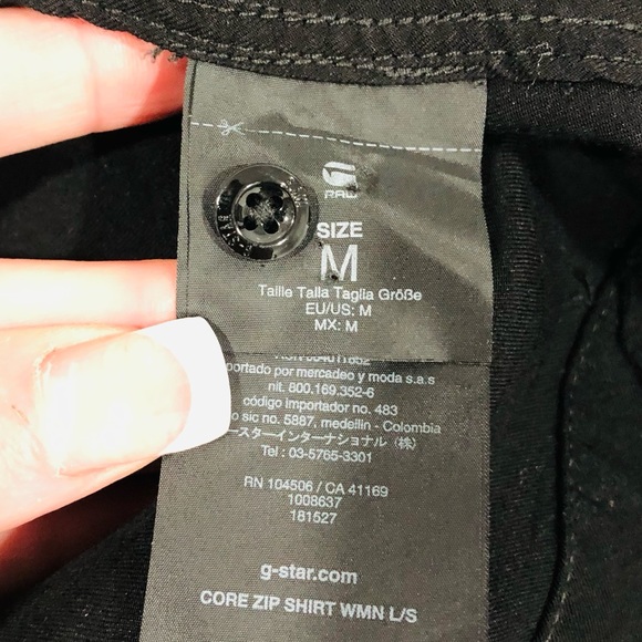 G-Star Black Core Zip Shirt - Picture 9 of 11